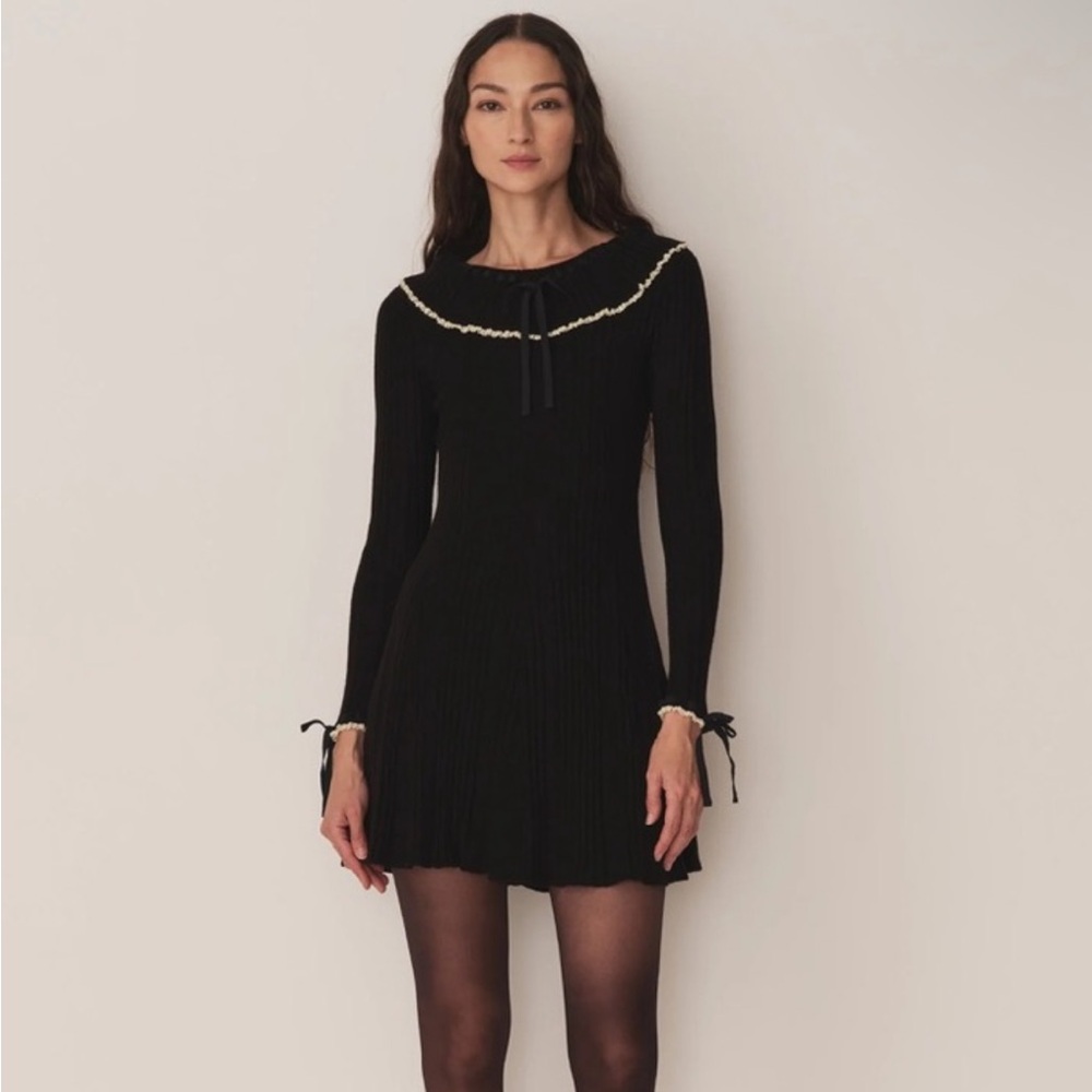 Doen Rafaela Winter Holiday Knit Merino Wool Dress